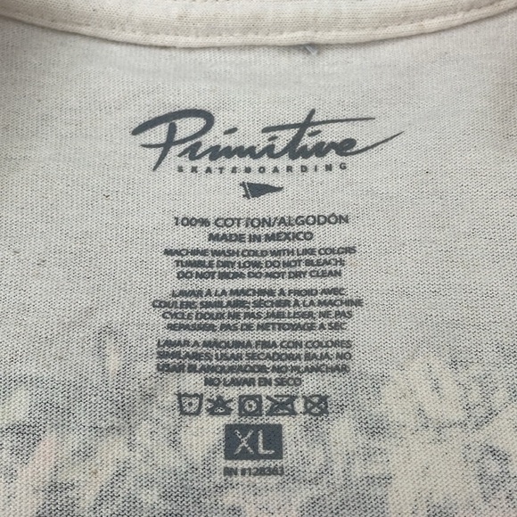 Men’s Primitive Skateboarding Cotton Floral Short Sleeve Shirt XL - Picture 16 of 16